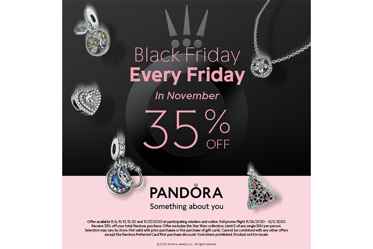 Pandora Black Friday The Bellevue Collection