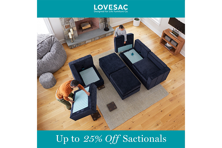Lovesac Stack More, Save More The Bellevue Collection