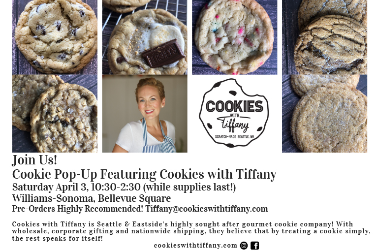 Williams Sonoma Cookies by Tiffany Pop Up The Bellevue Collection