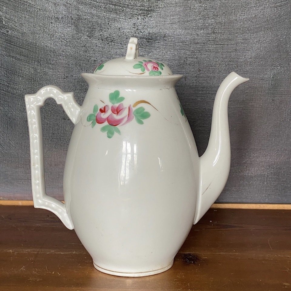 French coffee pot in nun porcelain from Bellevue Vintage
