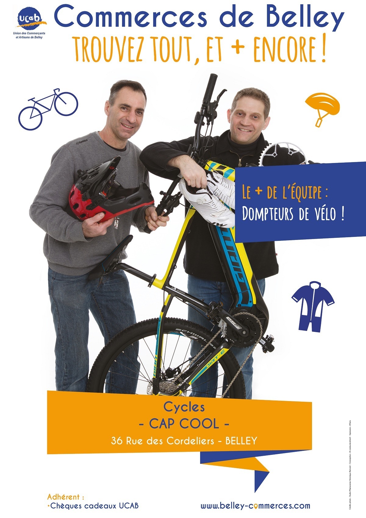 Cycles Cap Cool UCAB Commerces de belley