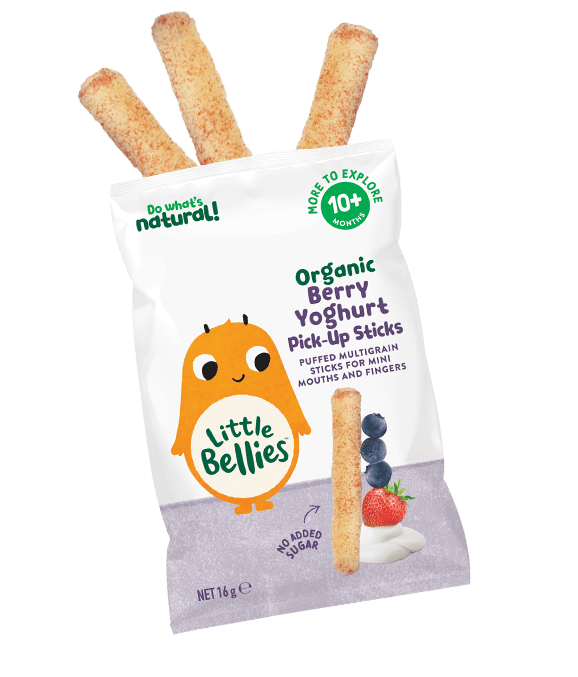Organic Berry Yogurt PickUp Sticks 6, 7 & 8 Month Old Baby Snacks