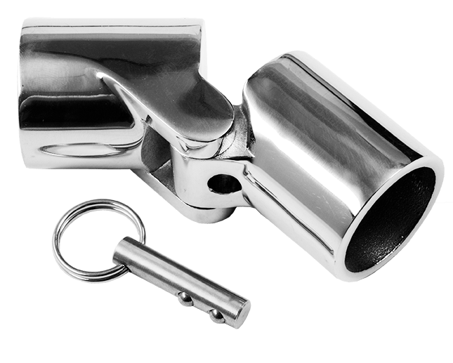 Tube Hinge With Locking Pin For 25mm Tube Ideal With 70034 Bell Marine