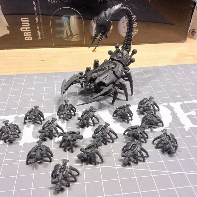 40K SHOWCASE Necron Canoptek Scorpion Conversion Bell of Lost Souls