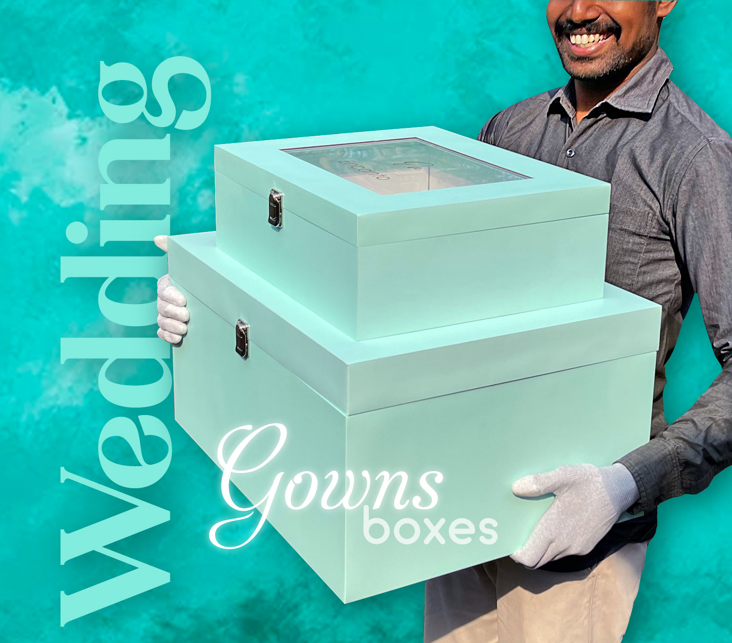 Luxury leather jacket Packaging Boxes Wedding Suit Packaging Box