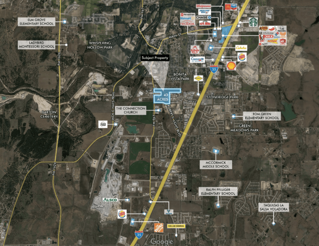 FM 967 South, Buda, TX 78610 Bell Tower Commercial