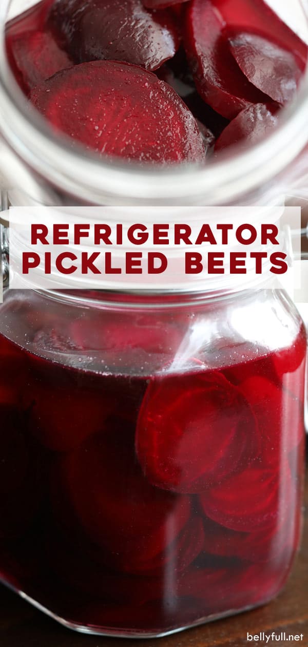 Easy Refrigerator Pickled Beets Belly Full