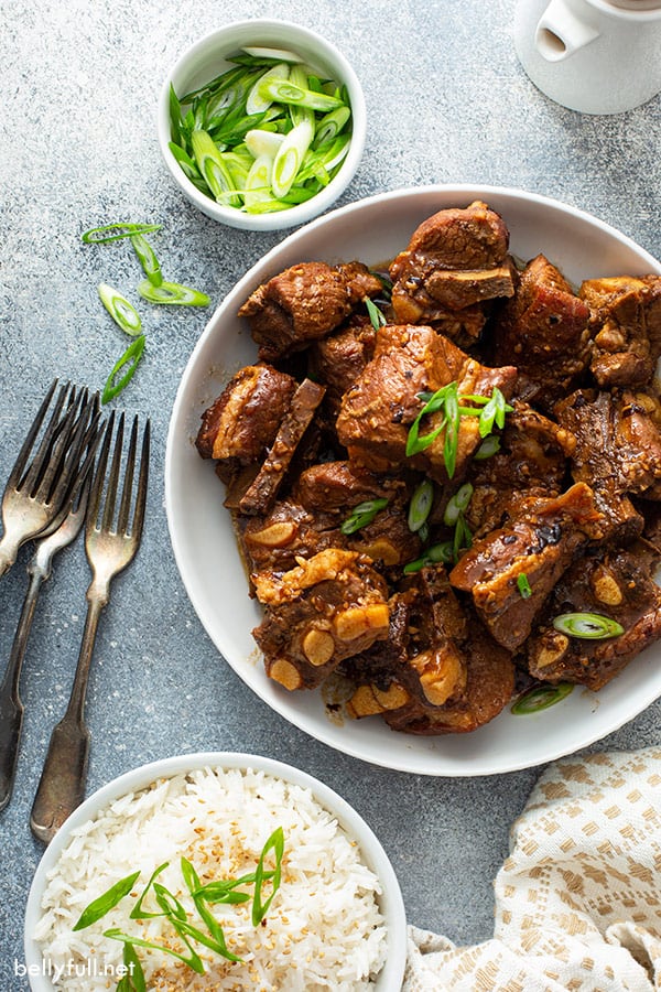 Chinese Spare Ribs {with Black Bean Garlic Sauce} Belly Full