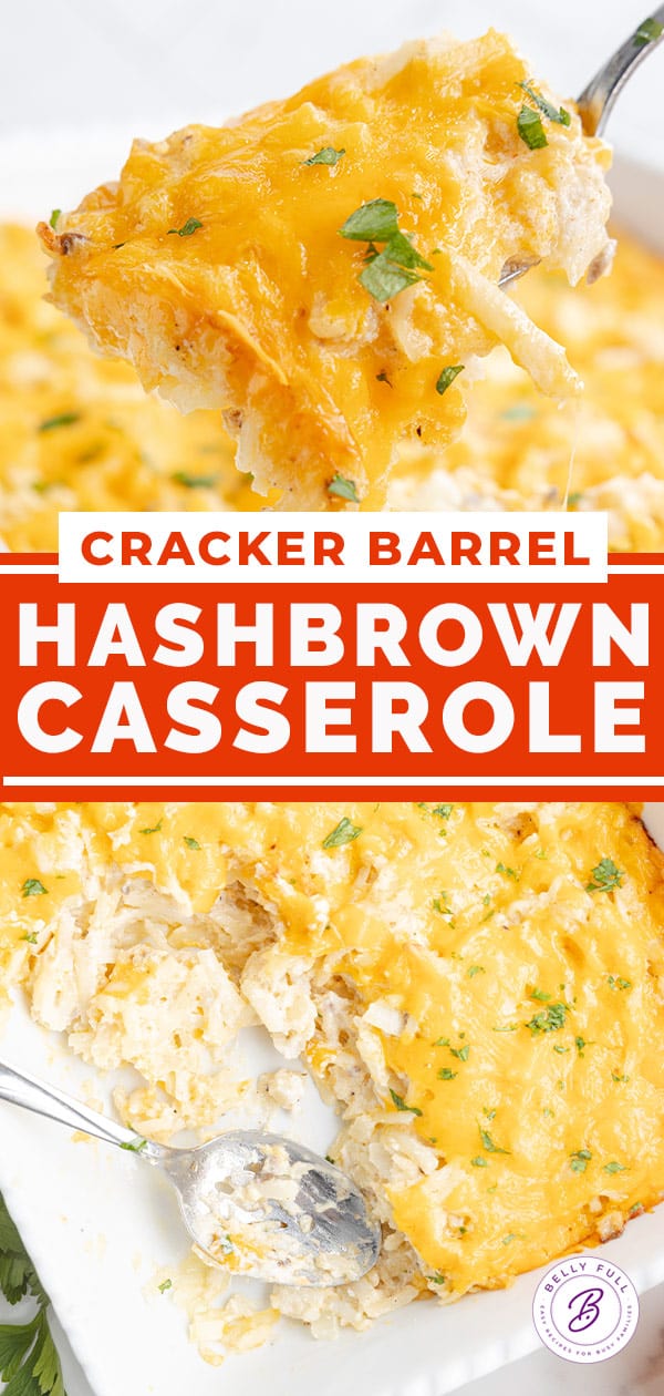 Cracker Barrel Hash Brown Casserole Recipe Belly Full