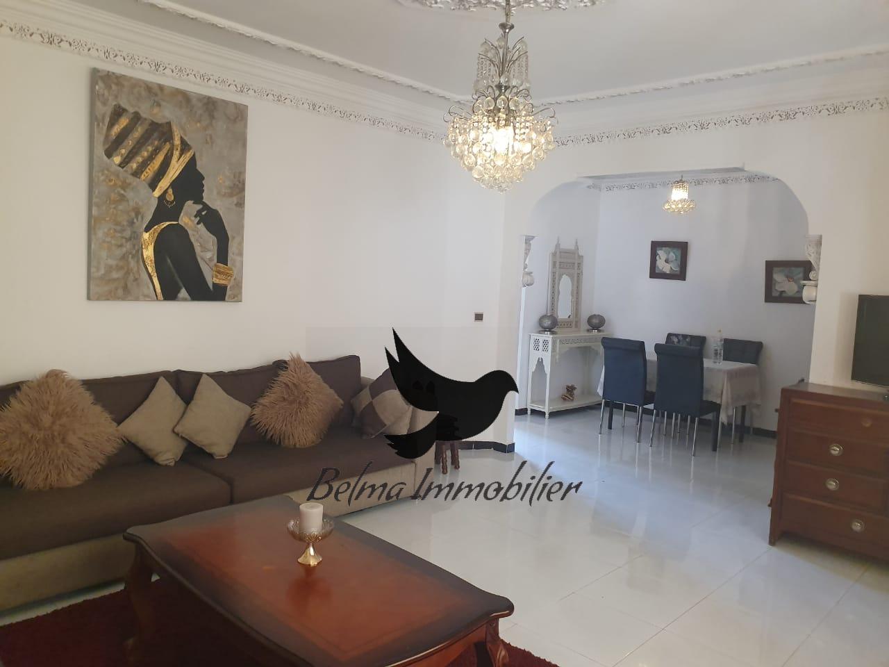 Appartement Meublé à Louer Place Mozart Tanger BELMA IMMOBILIER