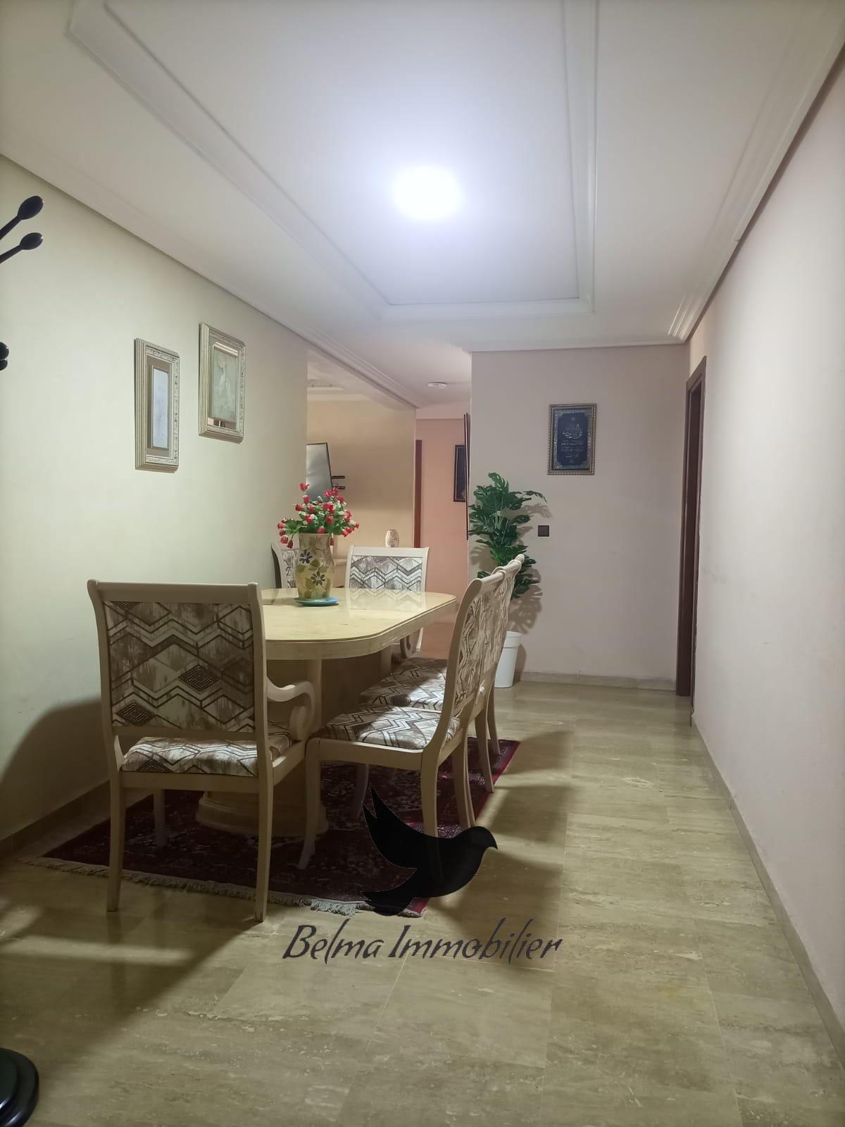 Appartement Meublé à Louer Place Mozart Tanger BELMA IMMOBILIER