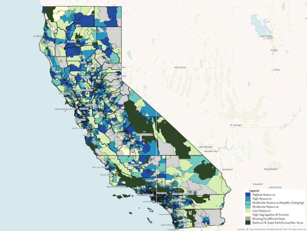 California approves latest 'opportunity map' for affordable housing