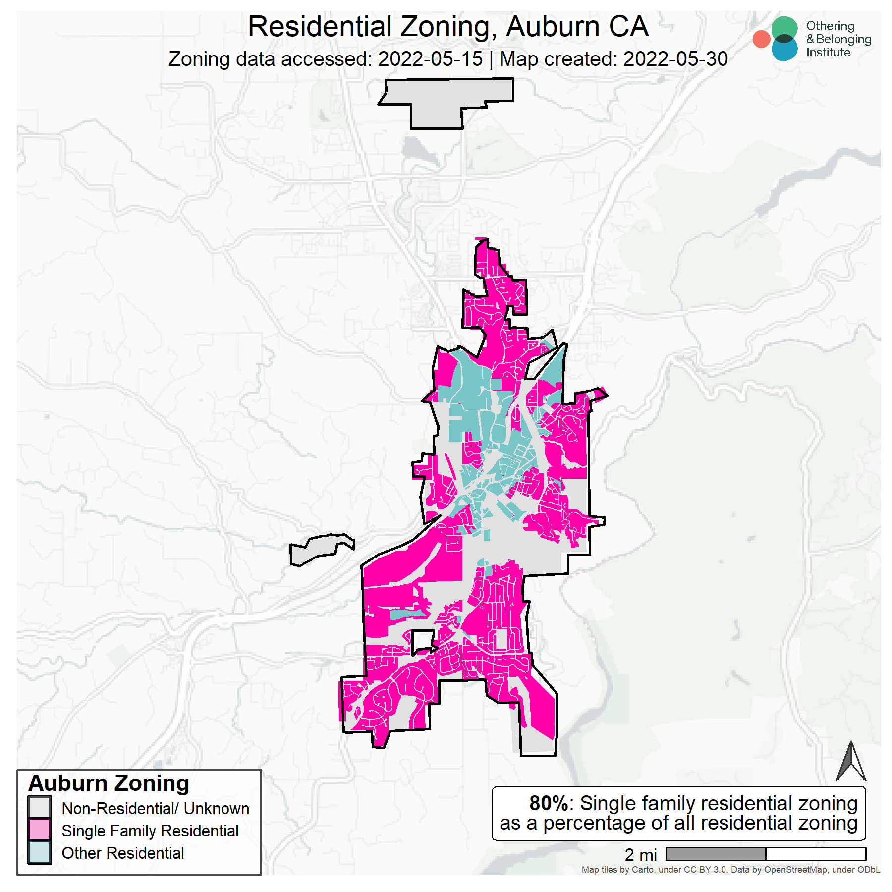 Sacramento Region Zoning Maps Othering & Belonging Institute