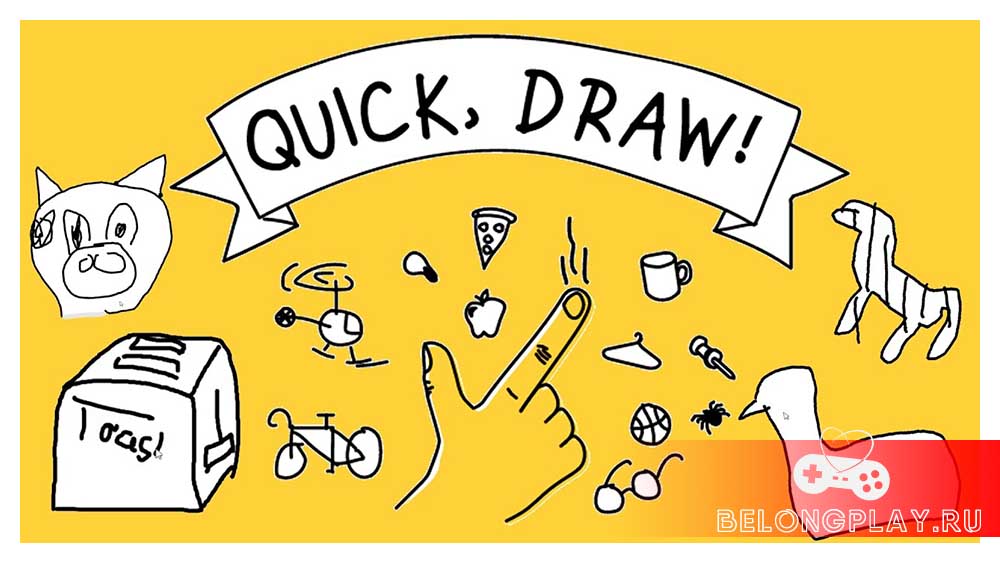 Игра Quick, Draw! от Google способна определять что ты рисуешь