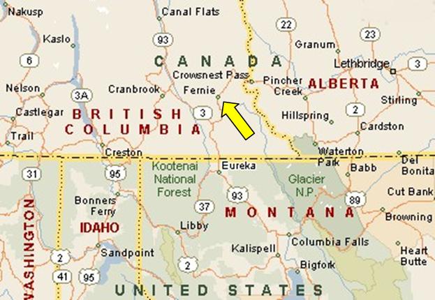 Map Of Fernie Bc 10 Facts – Fernie, B.c. | Belowbc