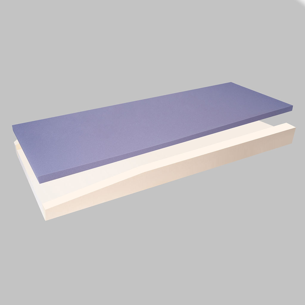 3'' memory foam prevention mattress with heel slope and borders Belpro