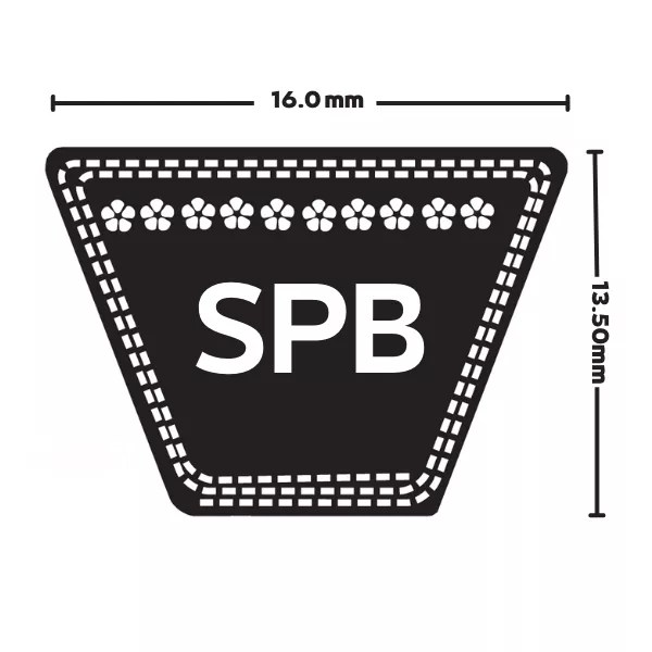 BANDO SPB4060 METRIC VBELTS(4060 mm) Belthubs