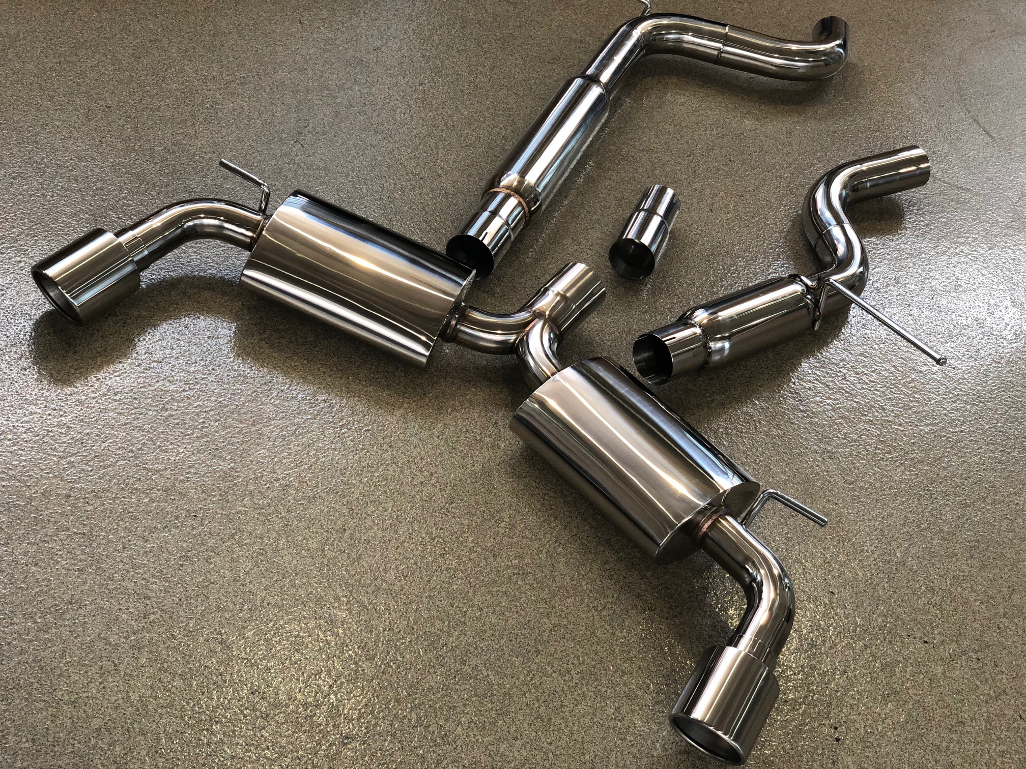 VW MK7 1517 GOLF GTI MKVII 2.0T Light Weight Catback Exhaust Beluga