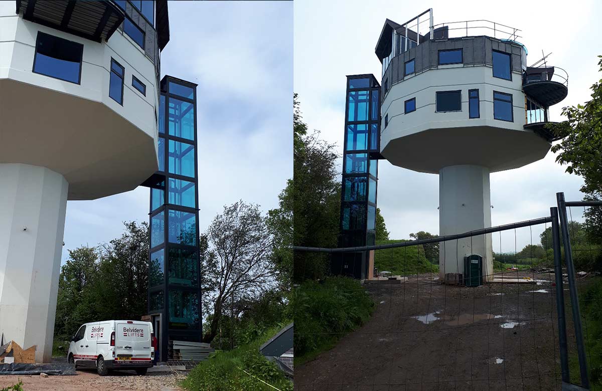 Water Tower Bridgnorth Case Study Belvidere Lifts Ltd