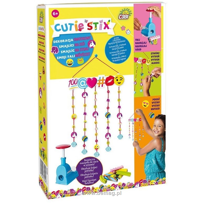 *CUTIE STIX /33125/ DEKORACJA EMOTIKONY