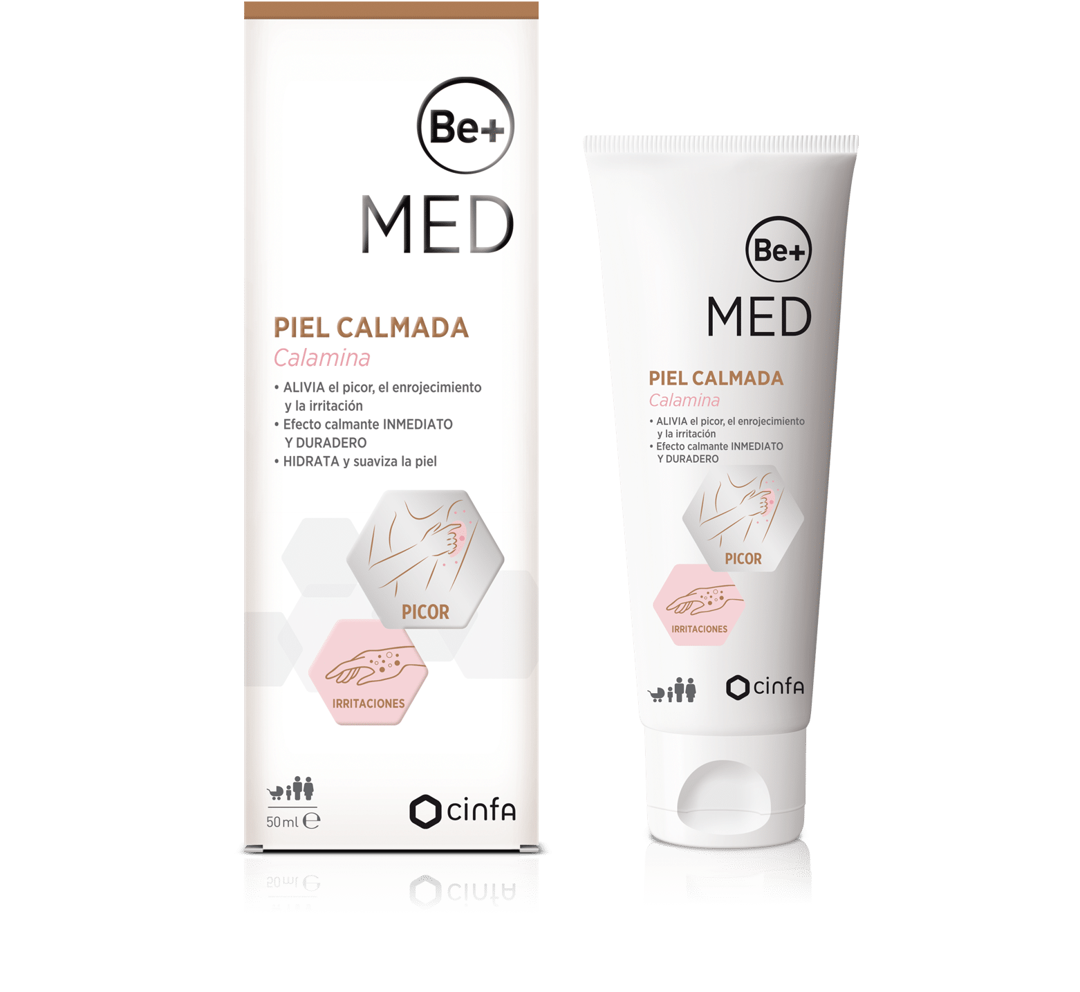 Piel Calmada Calamina Crema - Be+ by cinfa - Soluciones innovadoras