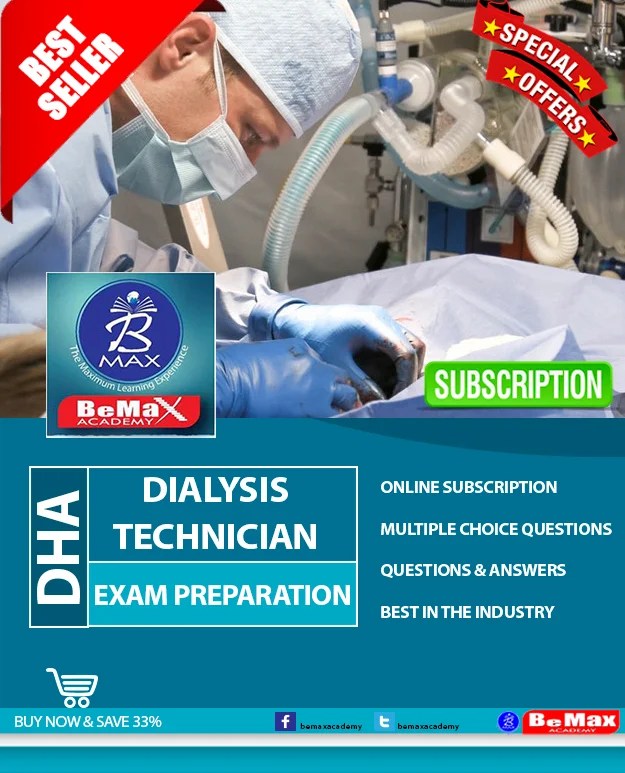 Buy DHA Exam Preparation Material for DIALYSIS TECHNICIAN Dubai