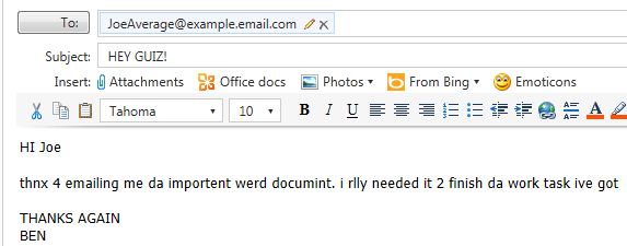 Business Communication Ben's blog, now commercial free