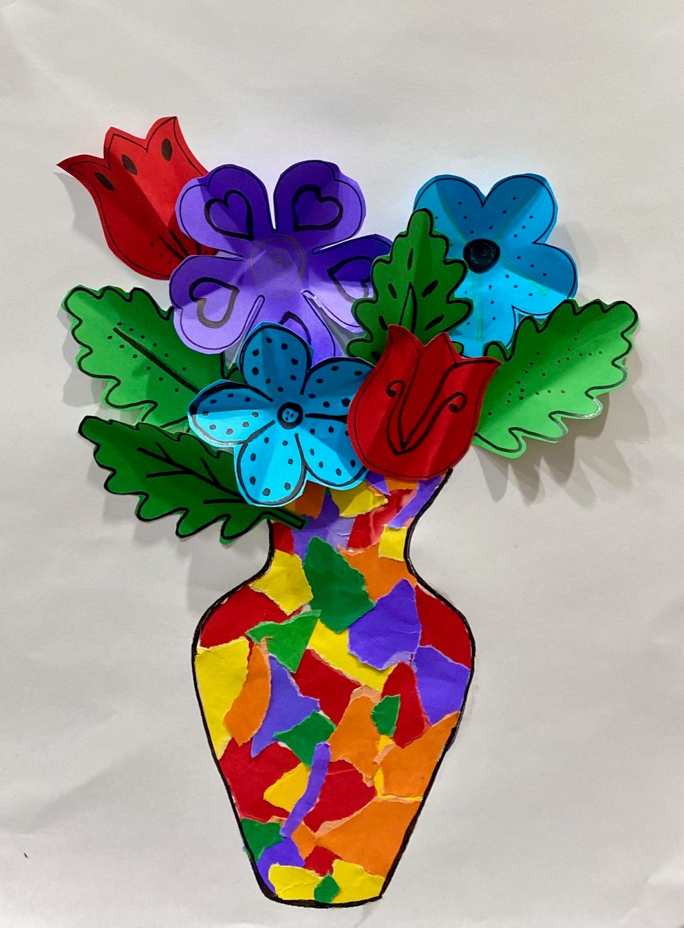 Little Artists Spring Collage Benalla Art Gallery