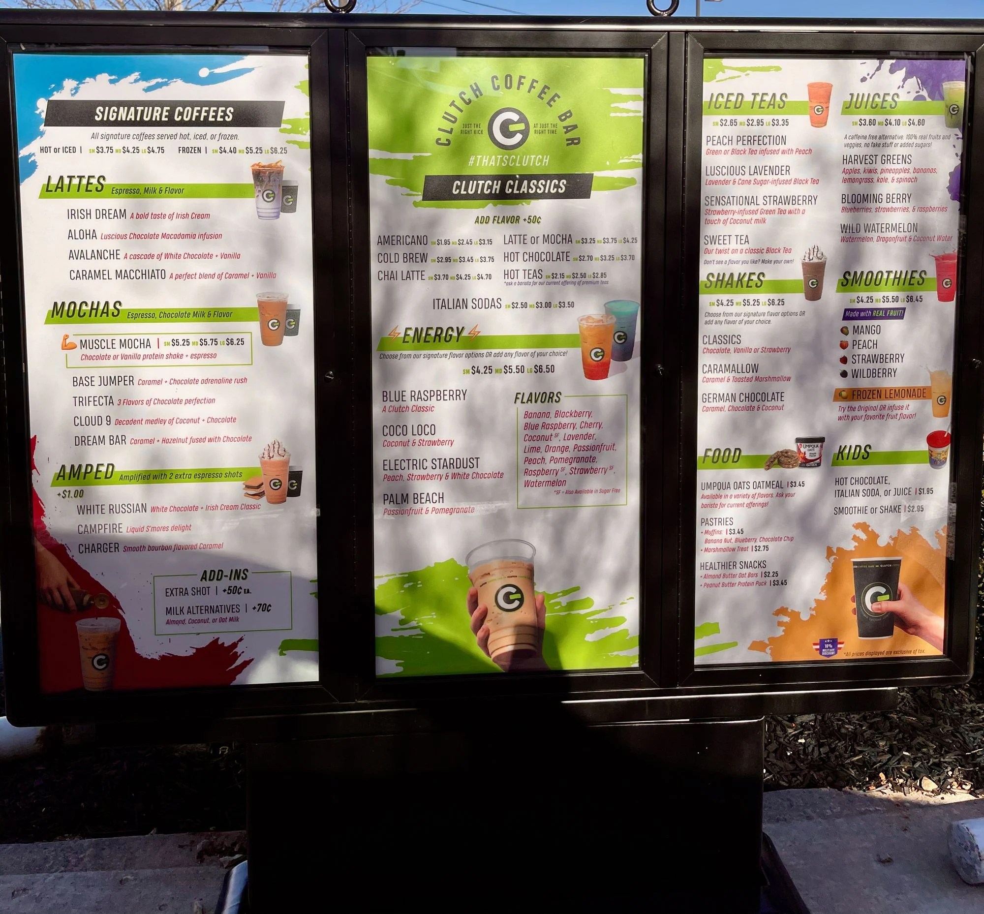 clutch coffee bar greensboro Harness