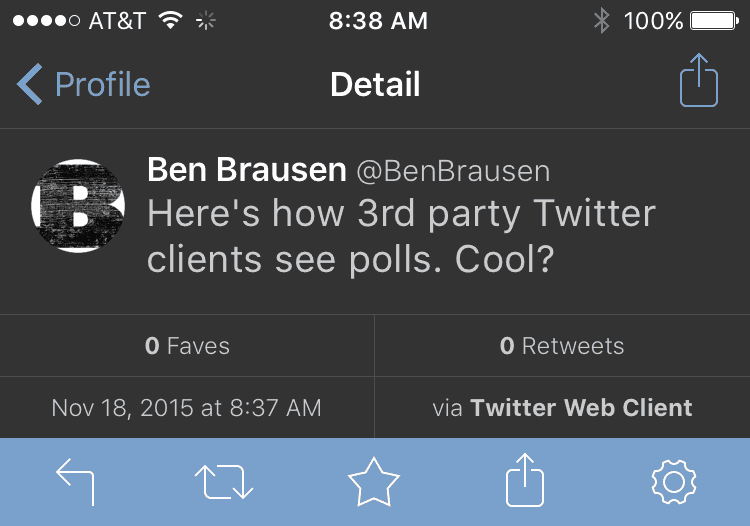 How To The Big Problem With Twitter Polls Ben Brausen