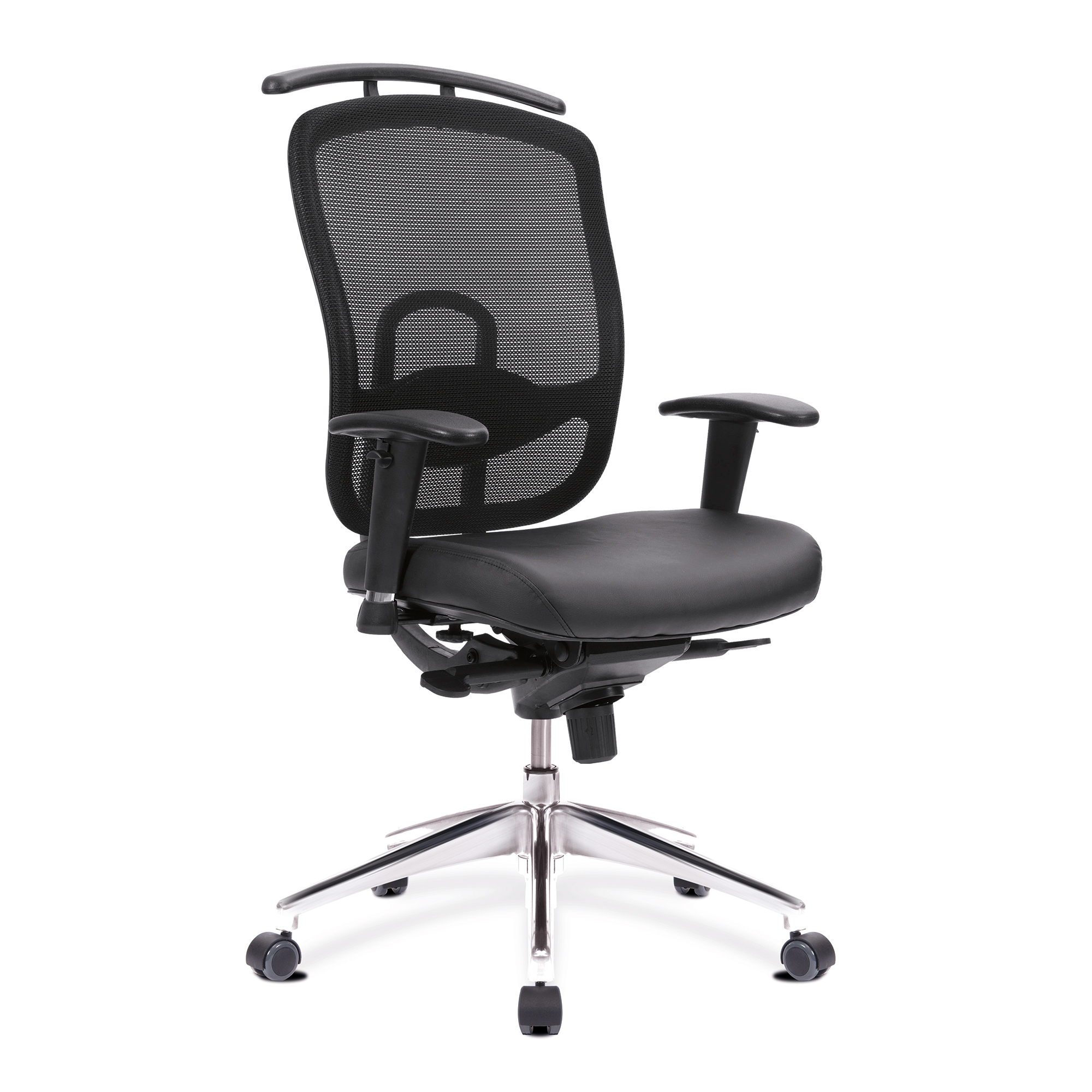 Freedom High Back Mesh Executive Armchair with Coat Hanger And Chrome