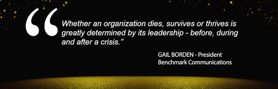 leadership in crisis quotes Benchmark Communications