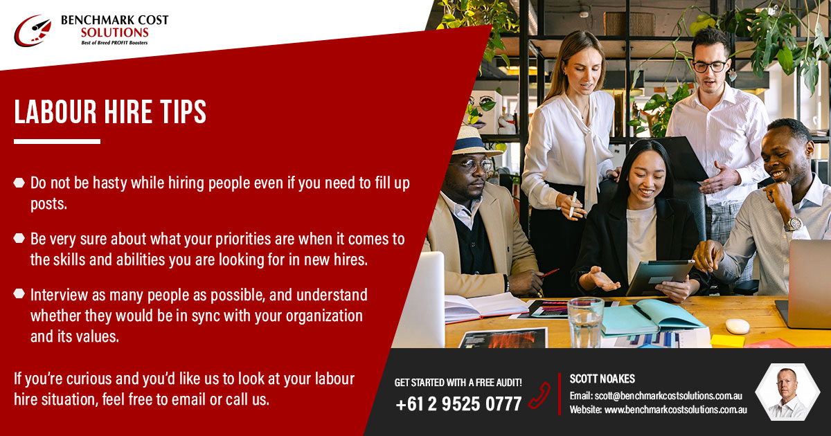 Labour Hire Tips Benchmark Cost Solutions