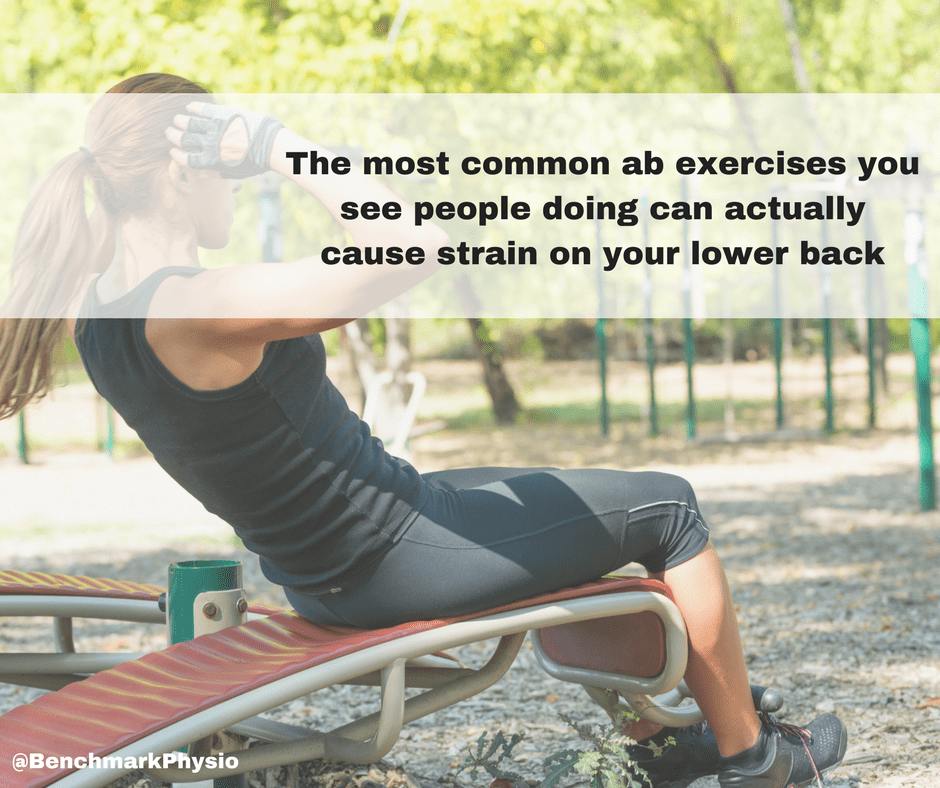 Why Ab Exercises To Lose Weight Are Hurting Your Back Benchmark