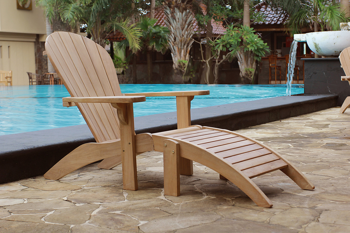 Teak Adirondack Chair Teak Outdoor Furniture from BenchSmith