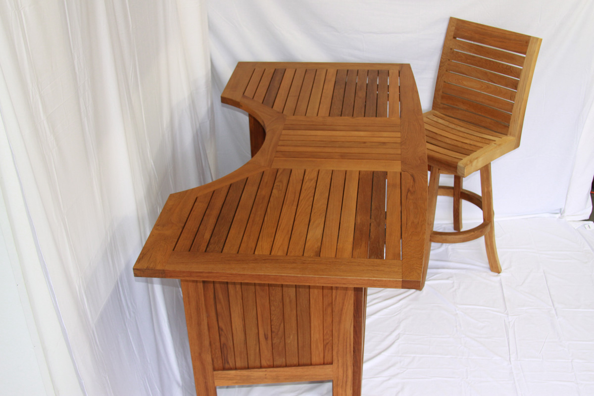 Avalon Folding Teak Bar Table [6BARTBL68] 1,646.25 Crafters of Classic