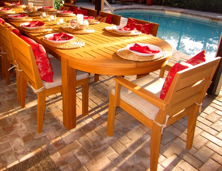 Teak Dining Tables Teak Outdoor Furniture from BenchSmith