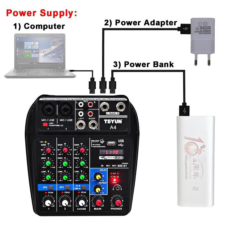 Mini Audio Soundcard Broadcasting Mixer Benco Store