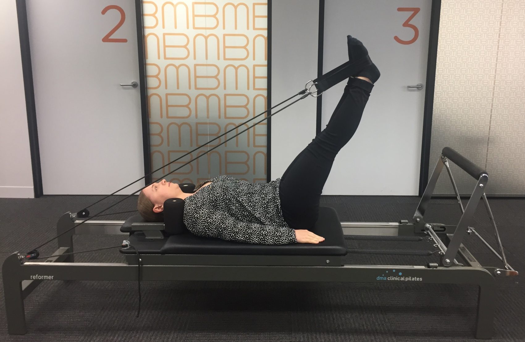 Pilates At Home Leg Circles Bend + Mend Sydney Physiotherapy and
