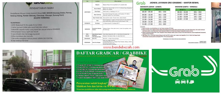 Syarat Daftar Driver Grab Bike Dan Car