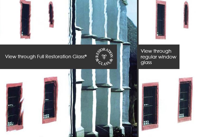 Full Restoration Glass® “New Antique” Window Glass Bendheim