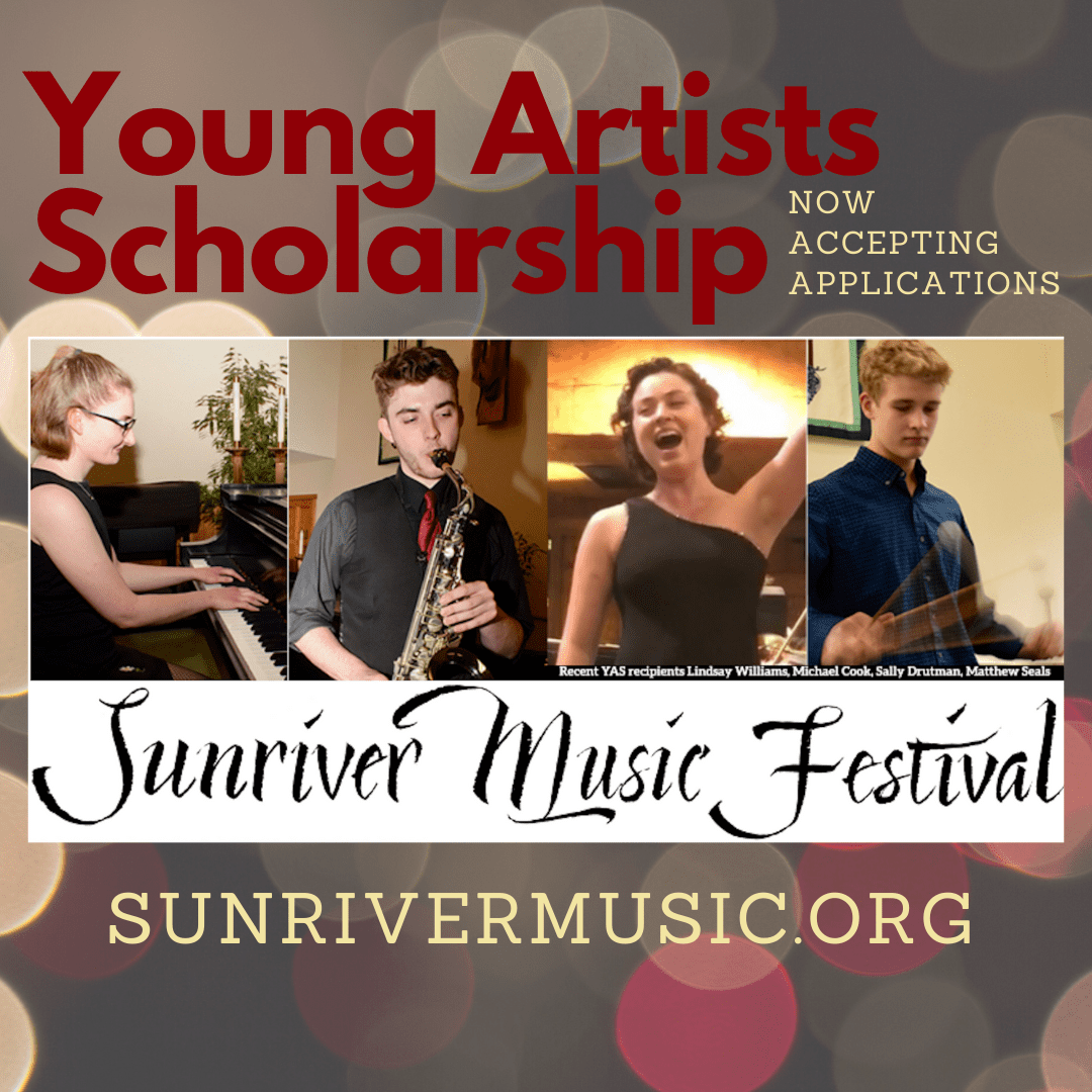 Sunriver Music Festival's Young Artists Scholarship Auditions — Bend