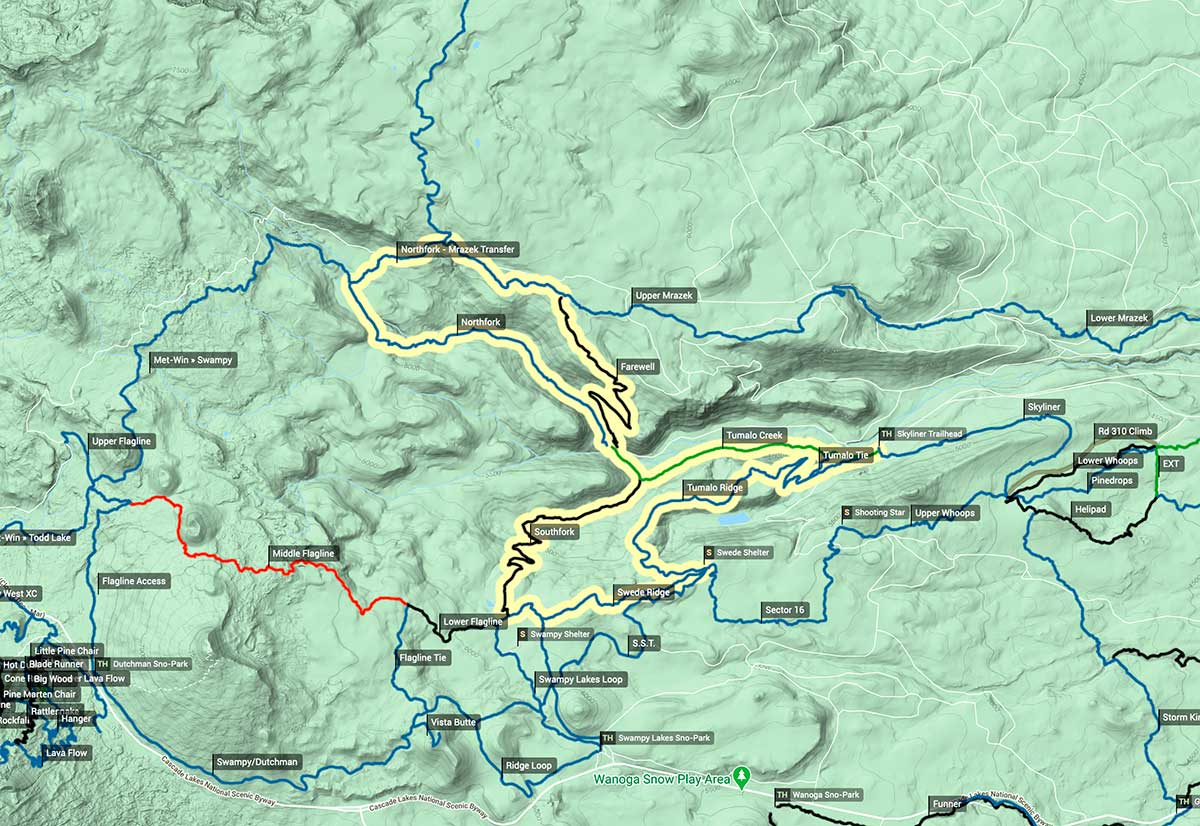 Lower Mountain Fork River Map 2 Forks Trail » BendTrails