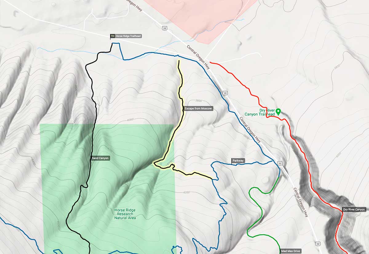 Escape from Moscow Trail » BendTrails