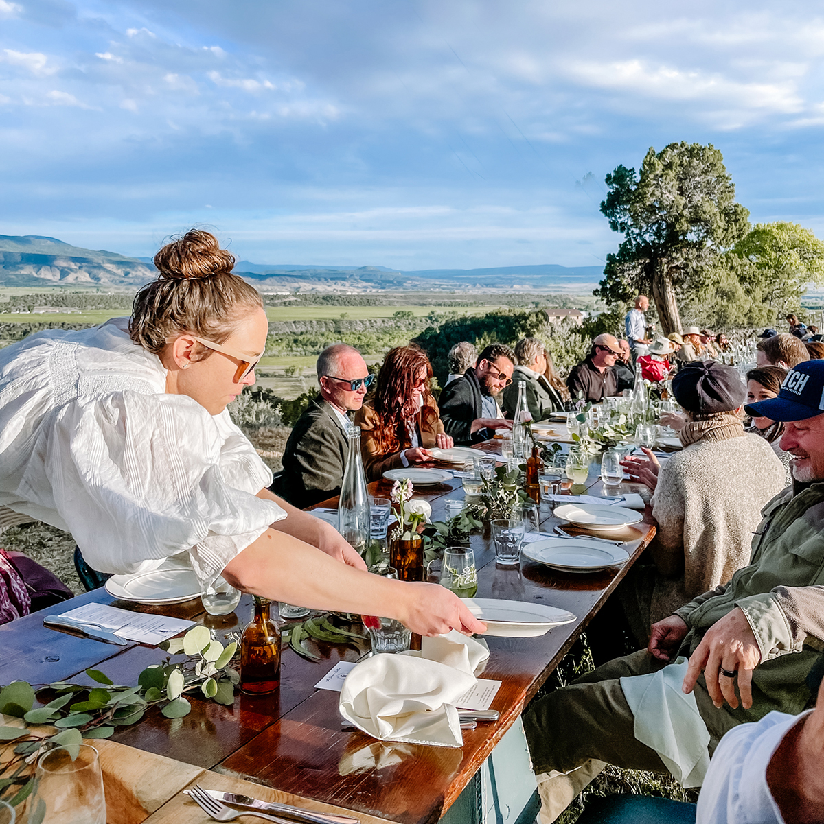FarmtoTable Outdoor Dinner in Colorado Beneath the Maple