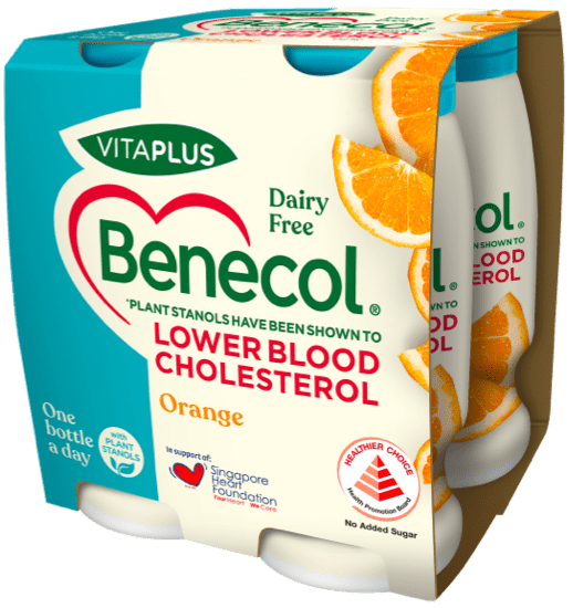 Juice to lower cholesterol Orange Benecol SG