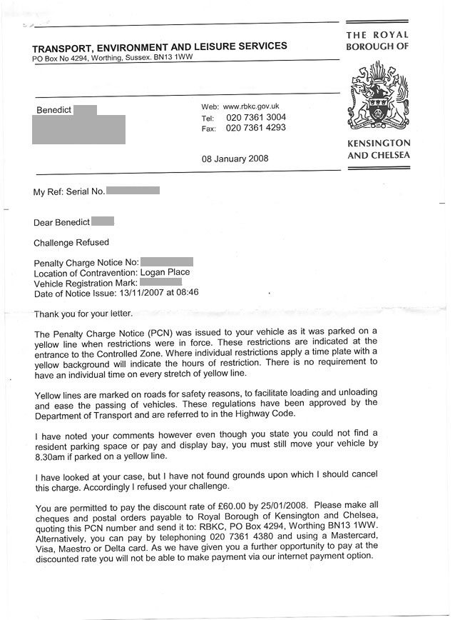 FightBack Forums > Kensington and Chelsea ticket please help!