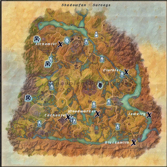 Jewelry Crafting Survey Auridon Eso Survey Map Guide - Benevolentbowd.ca