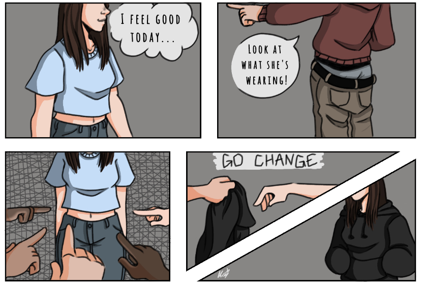 Opinion School dress codes target young girls The Bengal's Purr