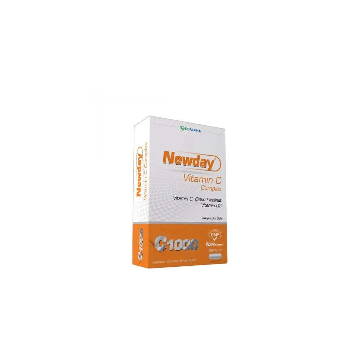 Newvit Newday Vitamin C Complex 30 Kapsül benimeczam